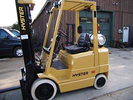 Forklift with smooth Forklift with smooth